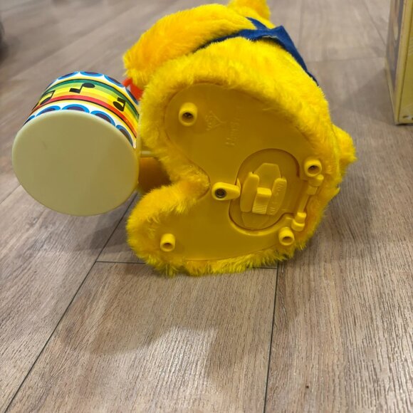 Vintage Teddy the Cheerleader Bear with Box 1980s NOT working for Parts/Repair - Picture 6 of 10